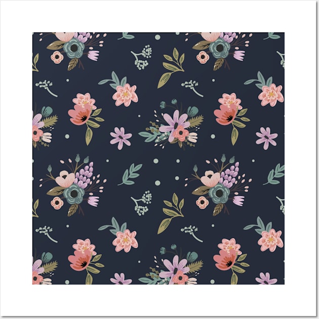 floral pattern Wall Art by zeevana